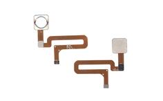 Шлейф со сканером отпечатка пальца для Xiaomi Mi 4S серебристый