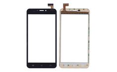 Тачскрін (Сенсорне скло) для смартфона Bravis Zeus чорний. Розмір: 165x85 mm, 30 pin