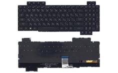 Клавіатура для ноутбука Asus ROG Strix SCAR Edition GL503VS з підсвіткою (White Light), Black, (No Frame) RU