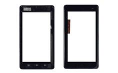 Тачскрін (Сенсорне скло) для планшета Huawei Ideos S7 Slim S7-201u чорний із рамкою