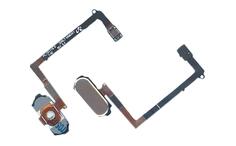 Кнопка HOME в сборе с механизмом и шлейфом для Samsung Galaxy S6 SM-G920F золотая