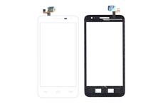 Тачскрін (Сенсорне скло) для смартфона Alcatel POP D5 5038D біле