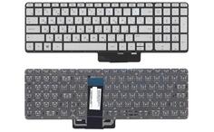 Клавиатура для ноутбука HP Envy X360 (15-U000) Silver с подсветкой (Light), (No Frame) RU