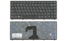 Клавиатура для ноутбука Lenovo IdeaPad (S300, S400, S405) Black, (Black Frame), RU