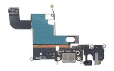 Шлейф разъема питания с аудио-разъемом для Apple 6 черный Шлейф разъема питания с аудио-разъемом для Apple 6 черный