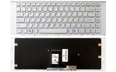 Клавиатура для ноутбука Sony Vaio (VPC-EA) White, (White Frame) RU