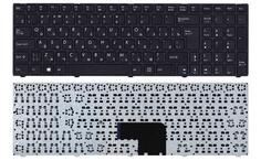 Клавиатура для ноутбука DNS (Pegatron C15, C17) Black, (With Frame) RU