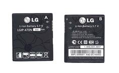 Акумуляторна батарея для смартфона LG LGIP-470N GD580 3.7V Black 800mAh 3Wh
