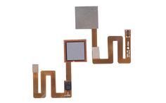 Шлейф со сканером отпечатка пальца для Xiaomi Redmi Note 4 серый