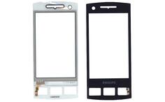 Тачскрін (Сенсорне скло) для смартфона Philips Xenium W725 чорний