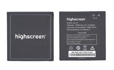 Аккумуляторная батарея для смартфона Highscreen GB/T 18287-2013 Zera F rev.S 3.7V Black 1600mAh 5.55Wh