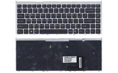 Клавиатура для ноутбука Sony Vaio (VGN-FW) Black, (Silver Frame) RU