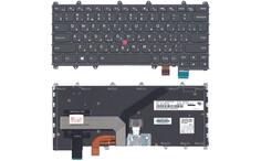 Клавиатура для ноутбука Lenovo ThinkPad (Yoga 260, 460) с указателем (Point Stick), с подсветкой (Light) Black RU