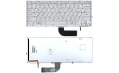 Клавіатура для Sony Vaio (VPC-SD, VPC-SB) Silver з підсвіткою (Light), (Silver Frame) RU