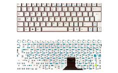 Клавиатура для ноутбука Asus (U1, U1E, U1F, U2, U2E) Silver, RU