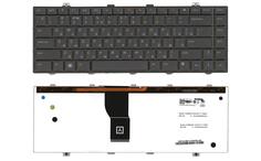 Клавіатура для ноутбука Dell Studio 1450, XPS L401, L501 з підсвіткою (Light), Black, RU