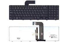 Клавіатура для ноутбука Dell Inspiron (5720, 7720, N7110) Vostro (3750) XPS (L702X) з підсвіткою (Light) Black, (Black Frame), RU
