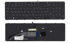 Клавиатура для ноутбука HP Zbook (15 G3, 17 G3) Black с подсветкой (Light) (With Frame) RU