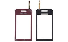 Тачскрін (Сенсорне скло) для смартфона Samsung Star GT-S5230 червоний