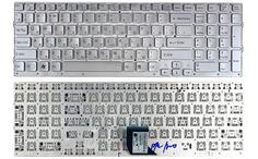Клавиатура для ноутбука Sony Vaio (VPC-CB17, VPC-CB) Silver, (No Frame) RU