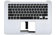 Клавіатура для ноутбука Apple MacBook Air 2011+ (A1369) Black, (Silver TopCase), з підсвіткою (Light), RU (горизонтальний ентер)