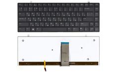 Клавиатура для ноутбука Dell Studio XPS (13, 1340, 16, 1640, 1645, 1647) с подсветкой (Light) Black, RU