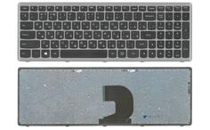 Клавіатура для ноутбука Lenovo Ideapad P500, Z500, Z500A, Z500G, Z500T Black, (Gray Frame) RU