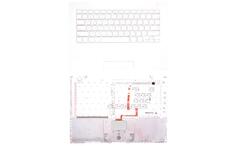 Клавиатура для ноутбука Apple MacBook (A1181) White, (White TopCase), RU