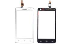 Тачскрін (Сенсорне скло) для смартфона Philips Xenium W732 білий