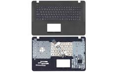 Клавіатура для ноутбука Asus (X751) Black, (Silver TopCase), RU