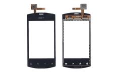 Тачскрин (Сенсорное стекло) для смартфона Acer Liquid mini E310 черный