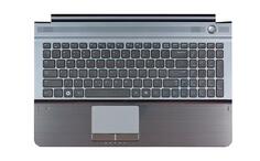 Клавіатура для ноутбука Samsung (RC510) Black, (Gray TopCase), RU