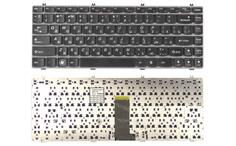 Клавіатура для ноутбука Lenovo IdeaPad (Y470) Black, (Gray Frame), RU
