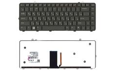 Клавіатура для ноутбука Dell Studio 1535, 1536, 1537, 1555, 1557, 1558 з підсвіткою (Light). Black, RU
