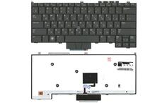 Клавіатура для ноутбука Dell Latitude (E4300) з вказівником (Point Stick), з підсвіткою (Light), Black, RU