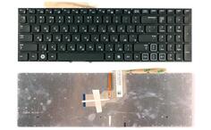Клавіатура для ноутбука Samsung (RF712) з підсвіткою (Light), Black, (No Frame), RU