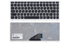 Клавиатура для ноутбука Lenovo IdeaPad (U310) Black, (White Frame), RU