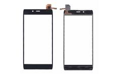 Тачскрін (Сенсорне скло) для смартфона Alcatel IDOL alpha 6032X чорний