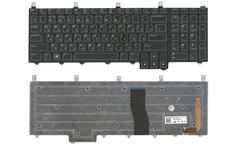 Клавиатура для ноутбука Dell Alienware (M17X) с подсветкой (Light), Black, RU/EN