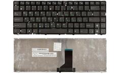 Клавиатура для ноутбука Asus (UL30, K42, K43, X42) с подсветкой (Light), Black, (Black Frame) RU