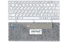 Клавиатура для ноутбука MSI (U160, U135) White, (White Frame), RU