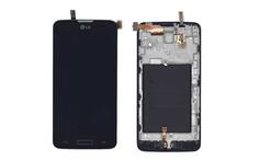 Матрица с тачскрином (модуль) для LG L90 D410 с рамкой черный