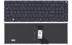 Клавиатура Acer Aspire (E5-573) с подсветкой (Light) Black, (No Frame) RU