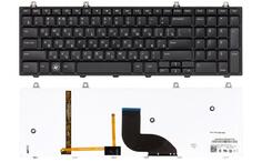 Клавіатура для ноутбука Dell Studio (17, 1745, 1747, 1749) з підсвіткою (Light), Black, RU