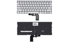 Клавиатура для ноутбука Xiaomi Mi Air (13.3) Silver с подсветкой (Light), (No Frame) RU