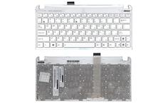Клавиатура для ноутбука Asus EEE PC 1011, 1015, 1016, 1018, 1025, X101 White, (White Frame) RU