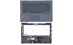Клавиатура для ноутбука Sony Vaio (VPC-SB) Black, (Black TopCase), RU (for fingerprint reader)
