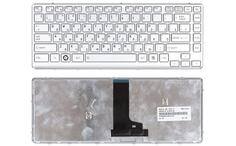 Клавиатура для ноутбука Toshiba Satellite (T230, T230D, T235, T235D) Silver, (Silver Frame) RU