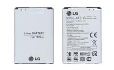 Аккумуляторная батарея для смартфона LG BL-41ZH L Fino D295 3.8V Silver 1900mAh 7.2Wh
