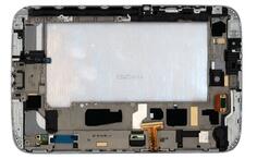 Матрица с тачскрином (модуль) для Samsung Galaxy Note 8.0 GT-N5100 белый с рамкой